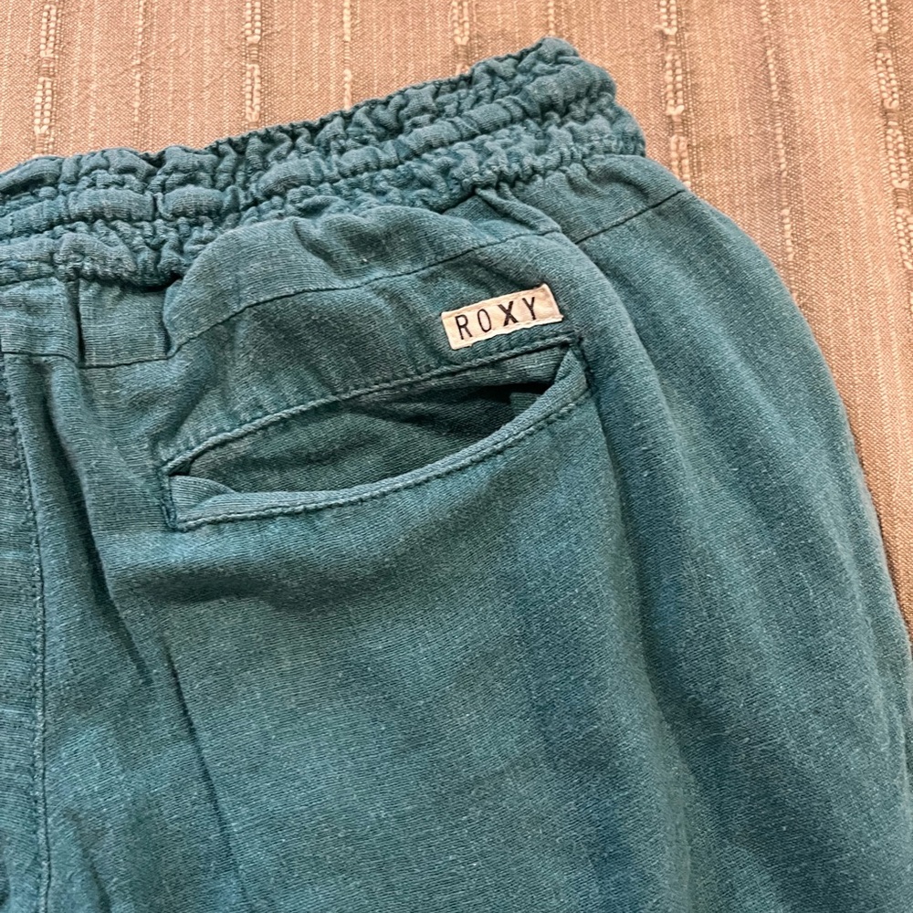 Roxy Blue Sweatpants Relaxed Fit Joggers